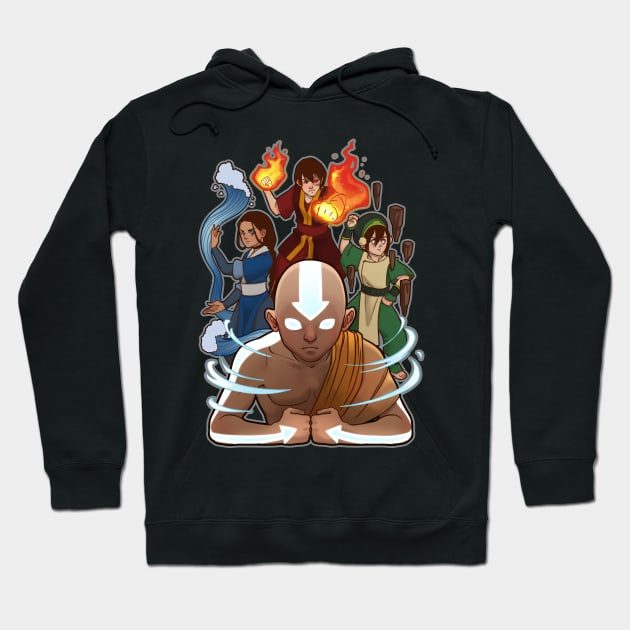 Avatar team Hoodie by ursulalopez